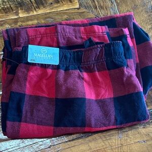Magellan Red and Black Plaid Pajama Pants